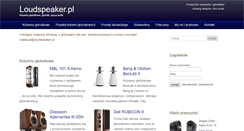 Desktop Screenshot of loudspeaker.pl
